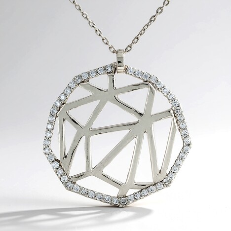 Collier en argent et Zircon