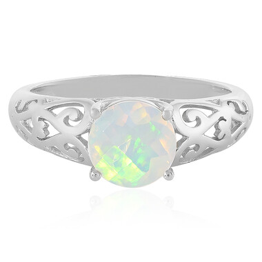 Anello in argento con Opale di Welo