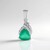 Ciondolo in argento con Onice Verde