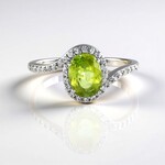 Anello in argento con Sfene