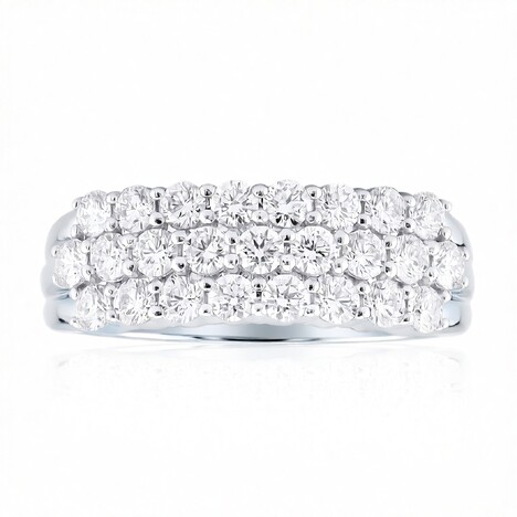 Anello in oro con Diamante VVS1 (G) (Annette)