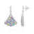 Orecchini in argento con Ametista Rose de France (Dallas Prince Designs)