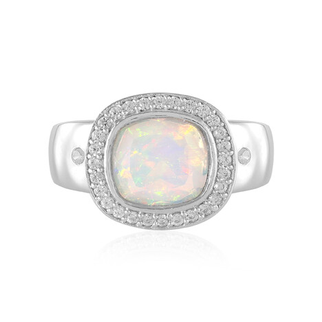 Anillo en plata con Ópalo Welo AAA (de Melo Essence)