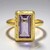 Anello in argento con Ametista Rose de France (MONOSONO COLLECTION)