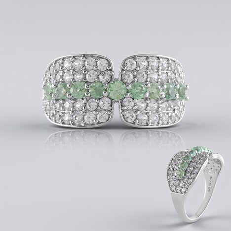 Anello in argento con Alessandrite