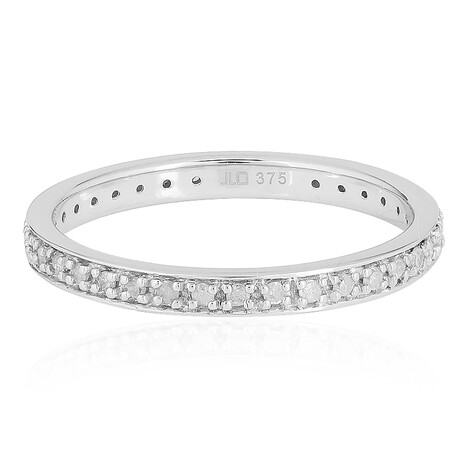 Gouden ring met I4 (J) Diamanten