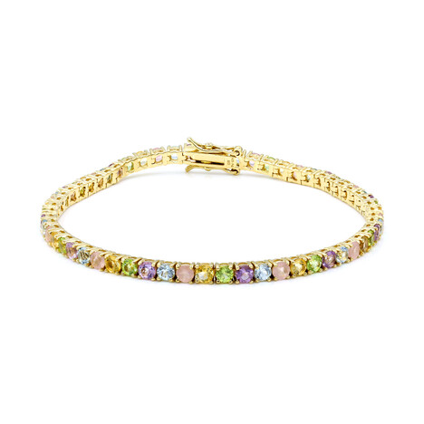 Edelstein-Silberarmband