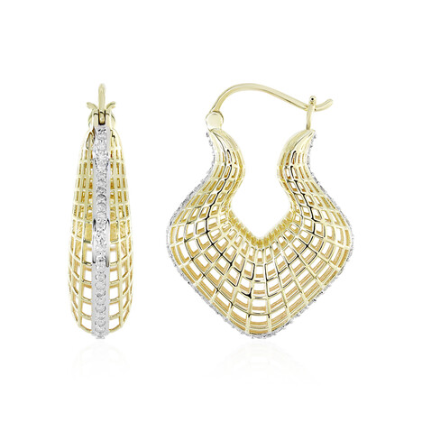 I1 (I) Diamant-Goldohrringe (Ornaments by de Melo)