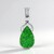 Ciondolo in argento con Uvarovite (Bali Barong)