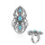 Sleeping Beauty Turquoise Silver Ring (Desert Chic)
