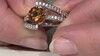 Anillo en plata con Escapolita