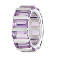 Sambia-Amethyst-Silberanhänger (MONOSONO COLLECTION)