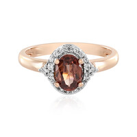 Anello in argento con Zircone Rosa