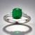 Anello in oro con Smeraldo Zambia AAA (CIRARI)