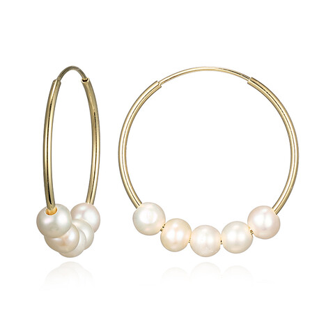 Orecchini in argento con Perla di Acqua Dolce