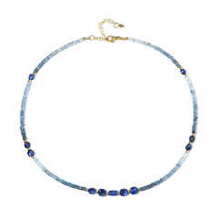 Collier en argent et Aigue-Marine Santa Maria (Riya)