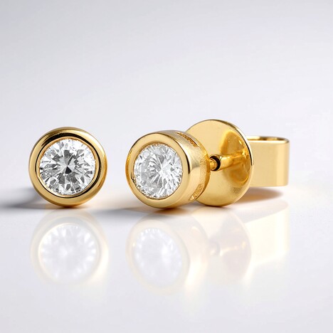 Orecchini in oro con Diamante SI2 (H) (CIRARI)