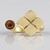 Anello in argento con Granato Mozambico