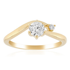 Gouden ring met een VVS1 Diamant (G) (Annette)
