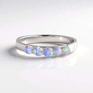 Welo Opal Silver Ring (de Melo Essence)