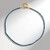 Collana in argento con Diamante Blu
