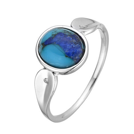 Bague en argent et Pierre fine