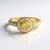 Bague en argent et Béryl jaune