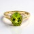 Anello in oro con Peridoto Dashihe