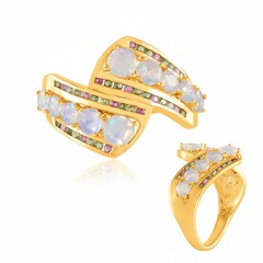 Bague en argent et Opale Welo (de Melo Essence)