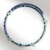 Collana rigida in acciaio con Cianite del Nepal (Riya)