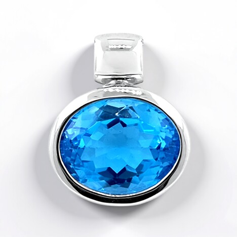 Ciondolo in argento con Topazio Marambaia (de Melo Essence)