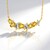Collana in argento con Zaffiro Ceylon Giallo