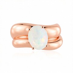 Anillo en plata con Ópalo Welo AAA (de Melo Essence)