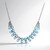 Collana in argento con Topazio Blu Cielo
