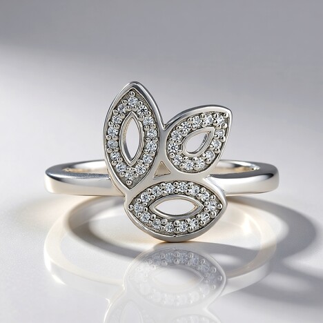 Anello in argento con Zircone