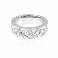 Gouden ring met zirkonen (de Melo Gold)