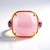 Anello in argento con Perla Mabe Rosa (Gems en Vogue)