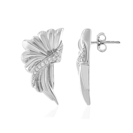 Pendientes en plata con Zircón (MONOSONO COLLECTION)