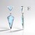 Boucles d'oreilles en argent et Larimar