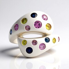 Anello in argento con Zaffiro Rosa di Tuléar (de Melo Essence)