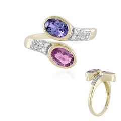 Bague en or et Tanzanite