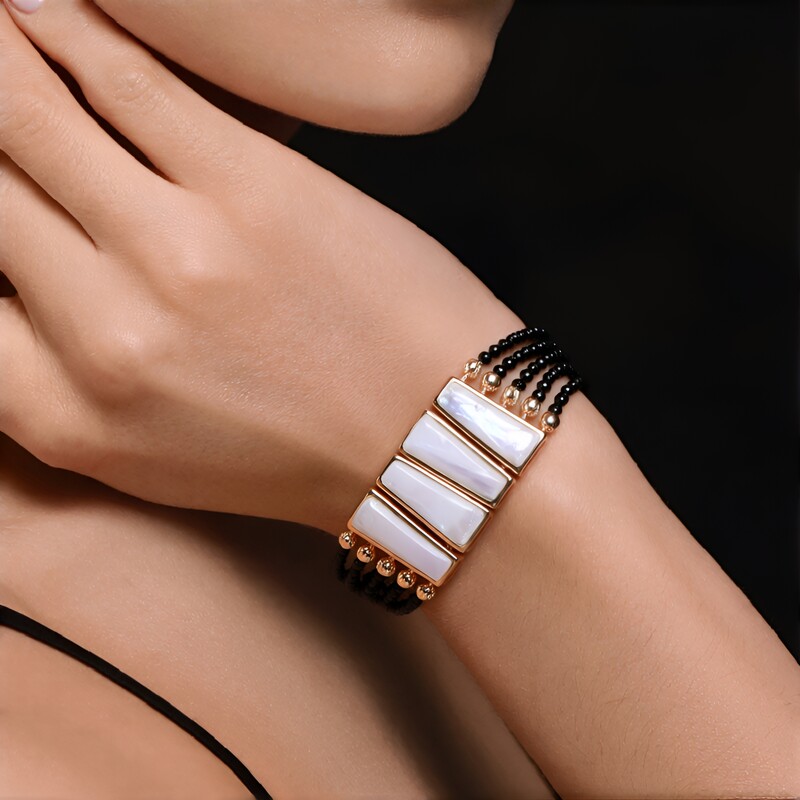 Blue Moonstone Silver Bracelet (KM by Juwelo)