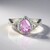 Anello in argento con Kunzite
