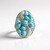 Anello in argento con Turchese Sleeping Beauty (Faszination Türkis)