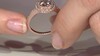 Gouden ring met een AAA Morganiet (CIRARI)