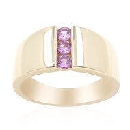Purpurfarbener Ceylon-Saphir-Goldring
