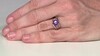 Anillo en plata con Amatista de Siberia (de Melo Essence)