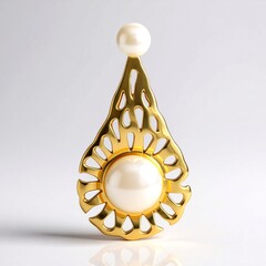 Ciondolo in argento con Perla d'Acqua Dolce Bianca (TPC)