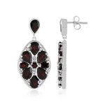 Pendientes en plata con Granate de Mozambique