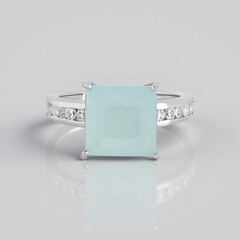 Anello in argento con Opale Paraiba